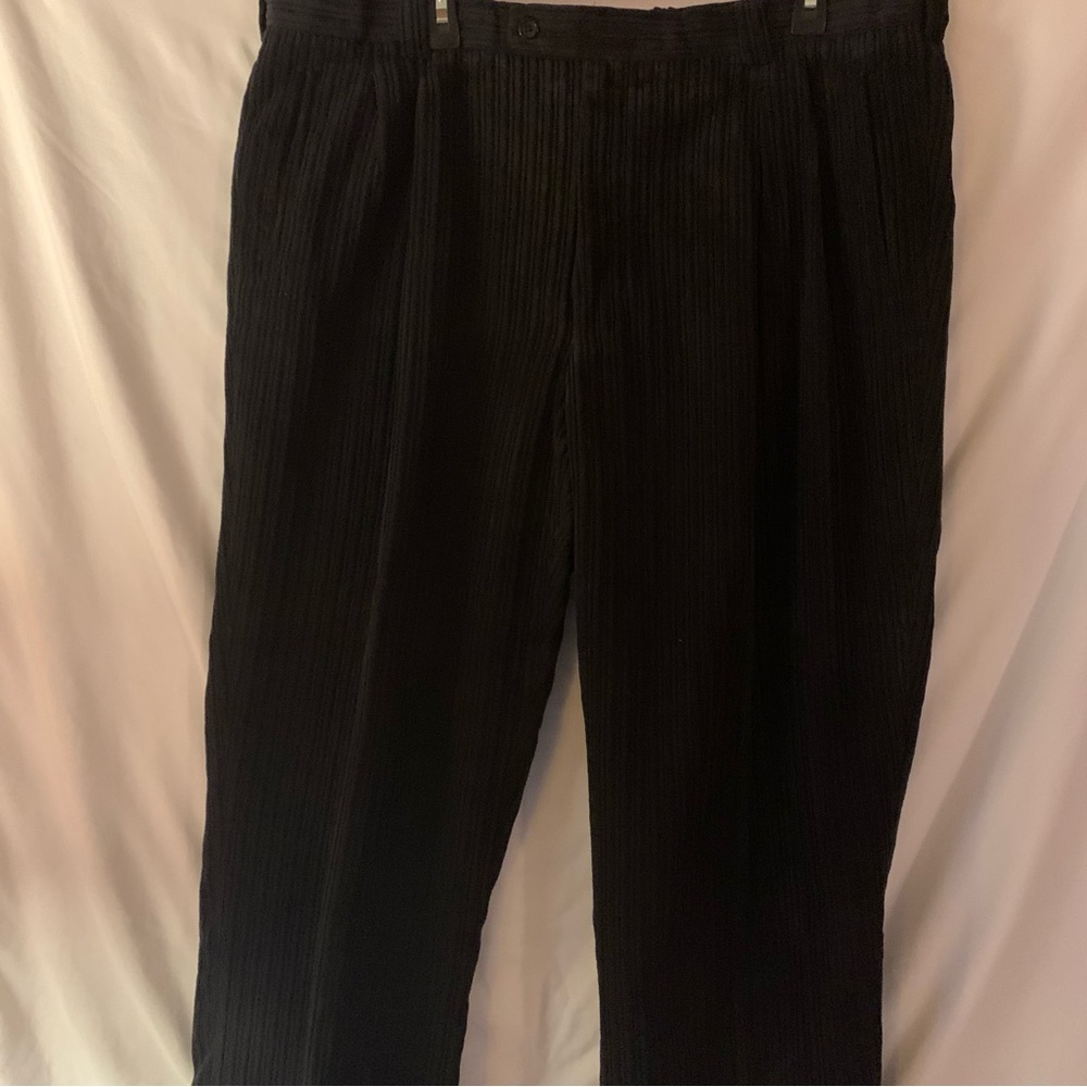 Zacchi Classico Italiana Men's Pleated Pants - Corduroy Style